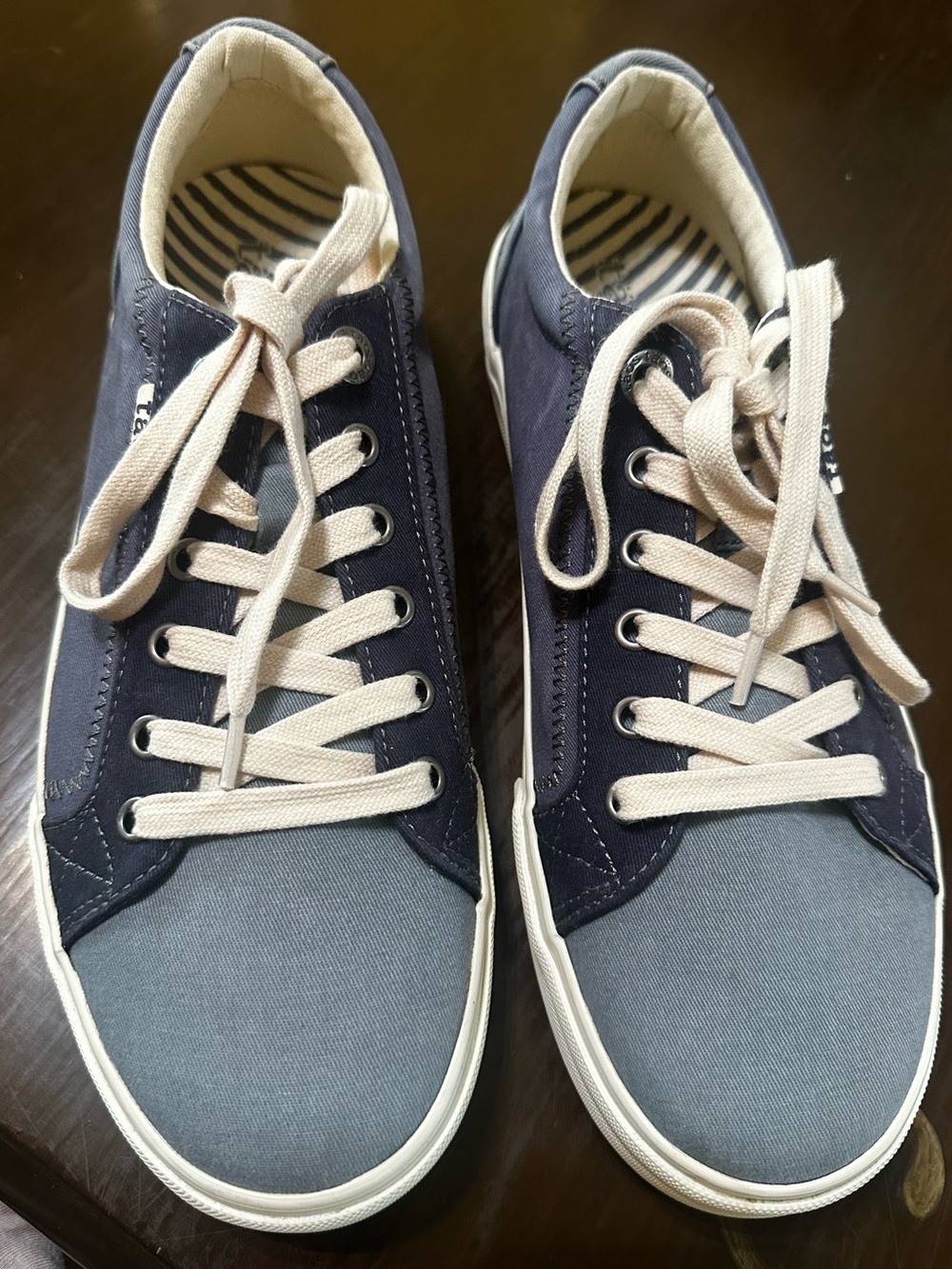 Taos Plim soul indigo Canva Lace Up sneakers  Women